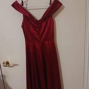 MUXXN junior's medium maroon dress